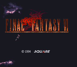 Final Fantasy VI Expert Version 2 Title Screen